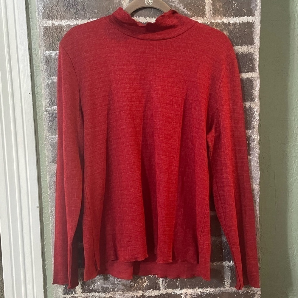 Soft Surroundings Rich Red Turtleneck